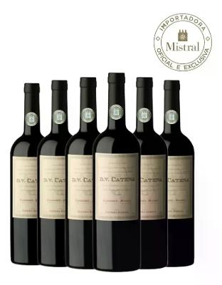 Kit 6 Vinhos Tinto Argentino DV Catena Cabernet Malbec 750ml