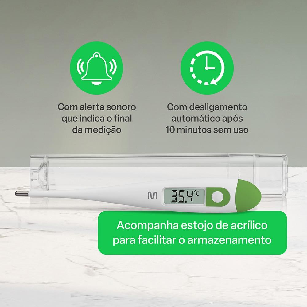 Termômetro Clinico Digital Branco Multi Saúde - HC222 - 4