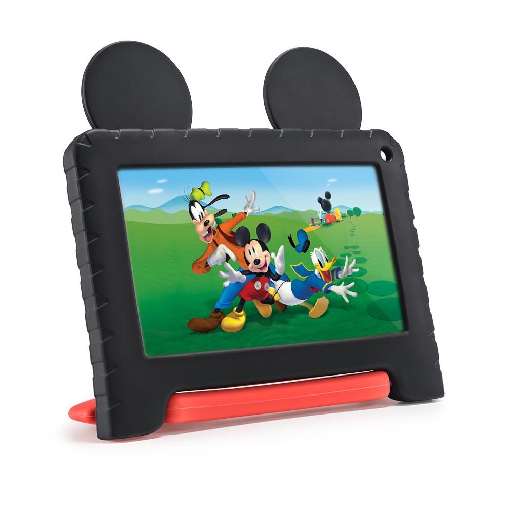 Tablet Multi Mickey com Controle Parental 7 pol 4GB RAM 64GB Android 13 Quad Core + Case + Wi-fi - NB413 - 2