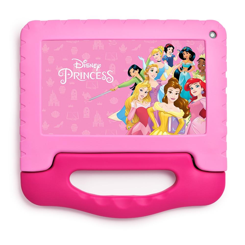 Tablet Multi Princesas com Controle Parental 7 pol 4GB RAM 64GB Android 13 Quad Core + Case + Wi-fi - NB418 - 2