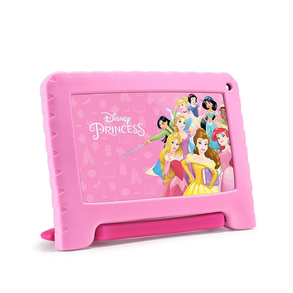 Tablet Multi Princesas com Controle Parental 7 pol 4GB RAM 64GB Android 13 Quad Core + Case + Wi-fi - NB418 - 6