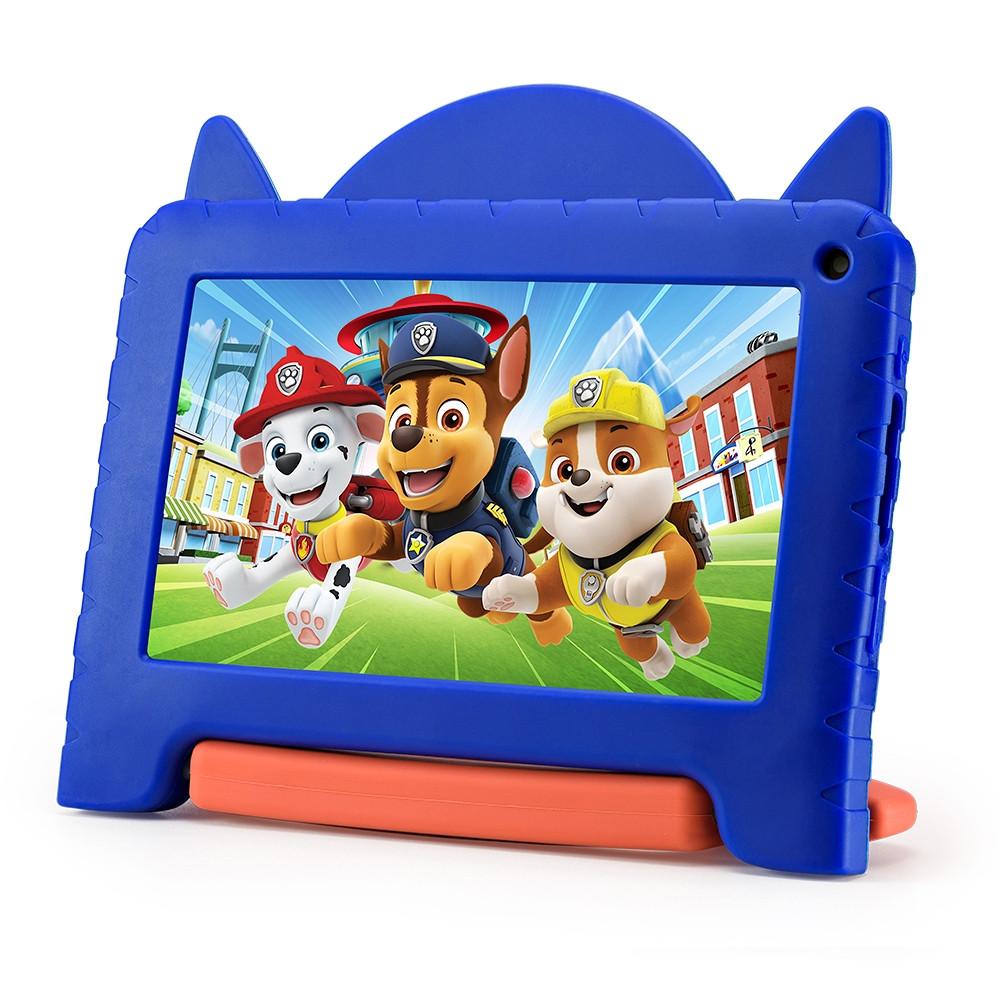 Tablet Multi Patrulha Canina Chase com Controle Parental 7 pol 4GB RAM 64GB Android 13 Quad Core + Case + Wi-fi - NB421 - 5