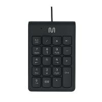 Teclado com Fio Numérico Conexão USB Cabo de 120cm c/ Tecla 000 Preto Multi - TC227 - 1