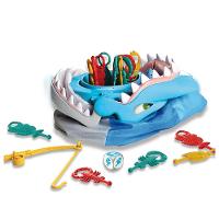 Jogo Tubarão Bocão com 12 Peixes + Vara de Pesca Indicado para +4 Anos Multikids - BR753 - 1