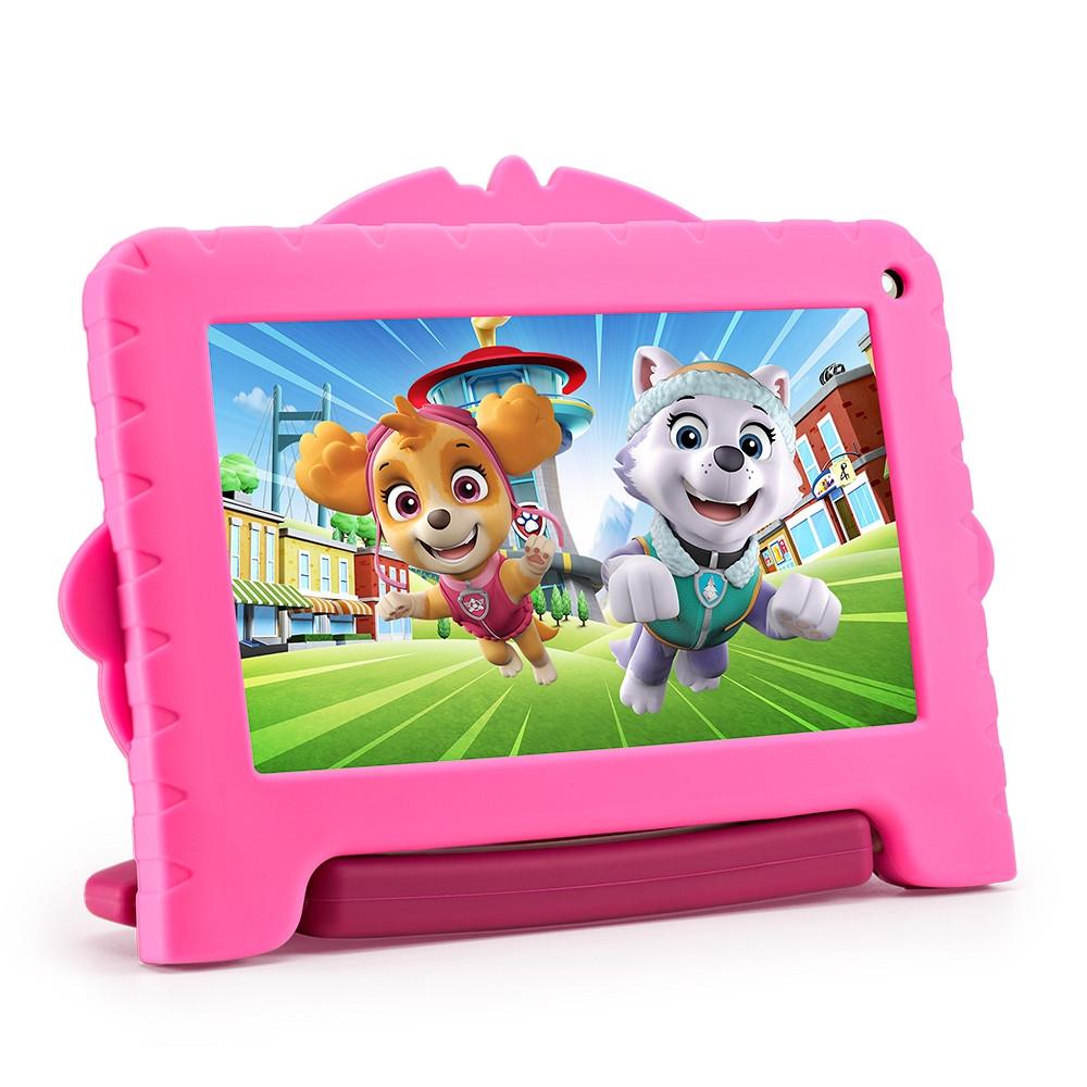 Tablet Multi Patrulha Canina Skye com Controle Parental 7 pol 4GB RAM 64GB Android 13 Quad Core + Case + Wi-fi - NB422 - 6