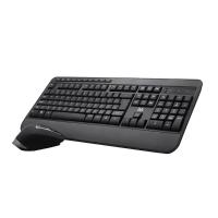 Kit Teclado e Mouse Sem Fio CS1200 Multimídia Conexão BT+USB 3200DPI Ajustável Com Cliques Multi - TC301 - 3