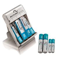 Carregador De Pilhas Multilaser Aa/Aaa Com 8 Pilhas Cb093 - 2