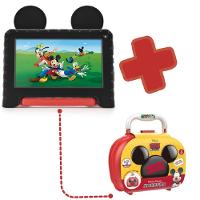 Tablet Mickey 7 pol. 4GB RAM 64GB Android 13 + Case + Maleta Mickey Construtor NB413K - 1