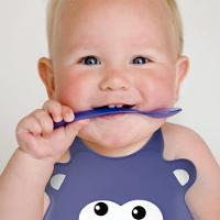 Babador De Silicone Multikids Baby Silybib Hipopótamo Bb044 - 2