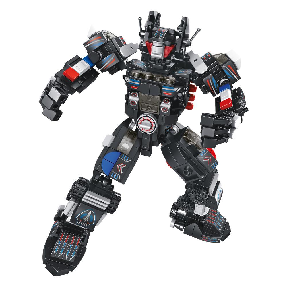 Blocos de Montar Cubic 25 em 1 Polícia Swat Robot 600pcs Multikids - BR1616 - 3
