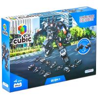 Blocos de Montar Cubic 25 em 1 Polícia Swat Robot 600pcs Multikids - BR1616 - 2