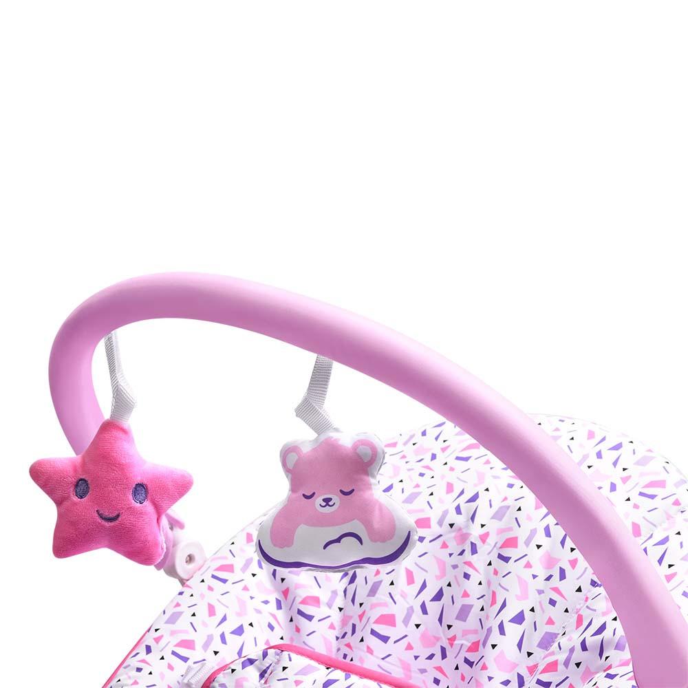 Cadeira de Descanso Nap Time 0-11kgs Rosa Multikids Baby - BB291 - 5