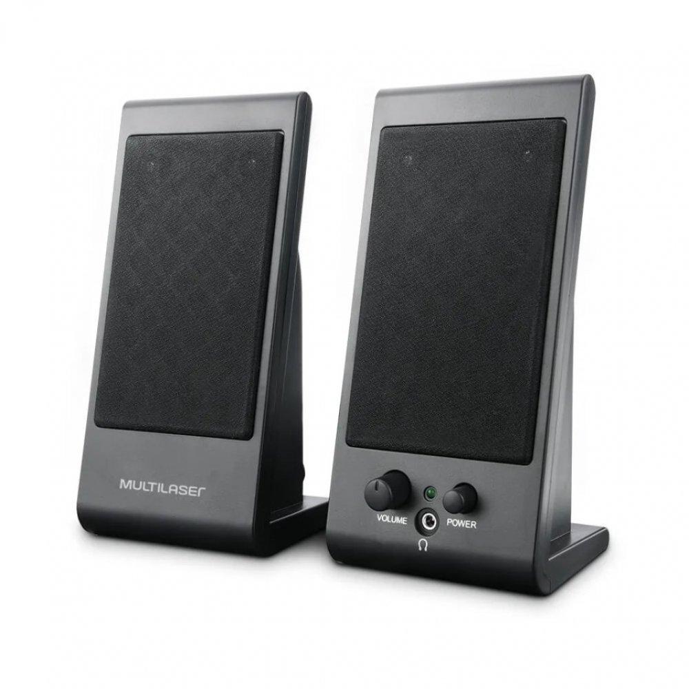 Caixa de Som Flat 3W Rms Multilaser - 1