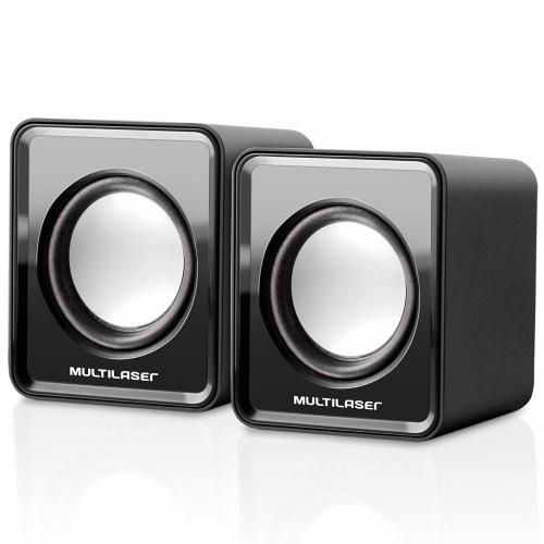 Caixa De Som Multilaser 20 Mini 3w Rms Preta - Sp144