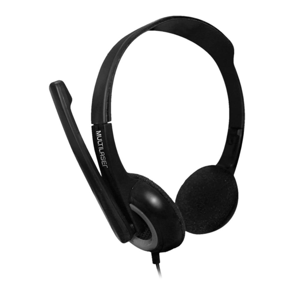 Headset P3 3.5mm Preto Controle de Volume Microfone c/ Redução de Ruído Multilaser - PH367 - 5
