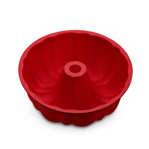 Forma de Silicone Redonda Vazada Vermelha Up Home - UD170