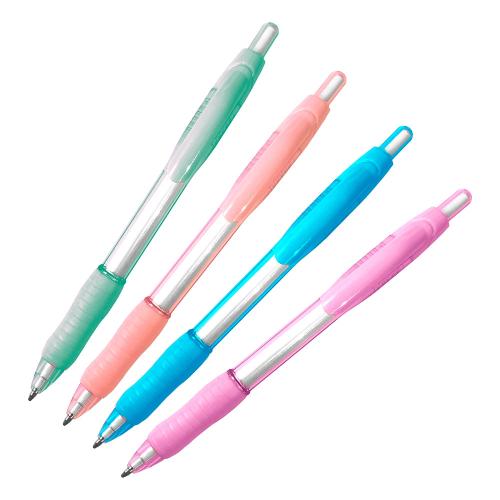 Lapiseira Candy 0,7mm com Grip Emborrachado Cores Sortidas Pote c/ 24 Uni Keep - EI116