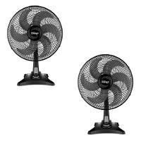 Combo Casa - Ventilador de Mesa Turbo 40 127V 135W Preto 2 unidades Multi - VL401K - 1