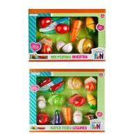 Combo Kids - Super Feira Legumes Creative Fun e Creative Fun Mini Feirinha Divertida 6 legumes Multikids - BR1108K - 1