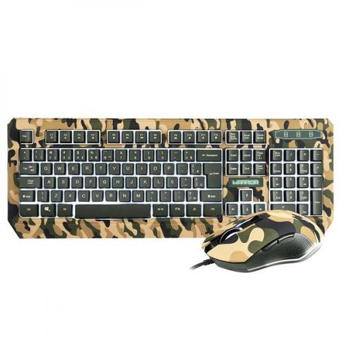 Combo Teclado e Mouse Gamer Army Kyler Warrior - TC249