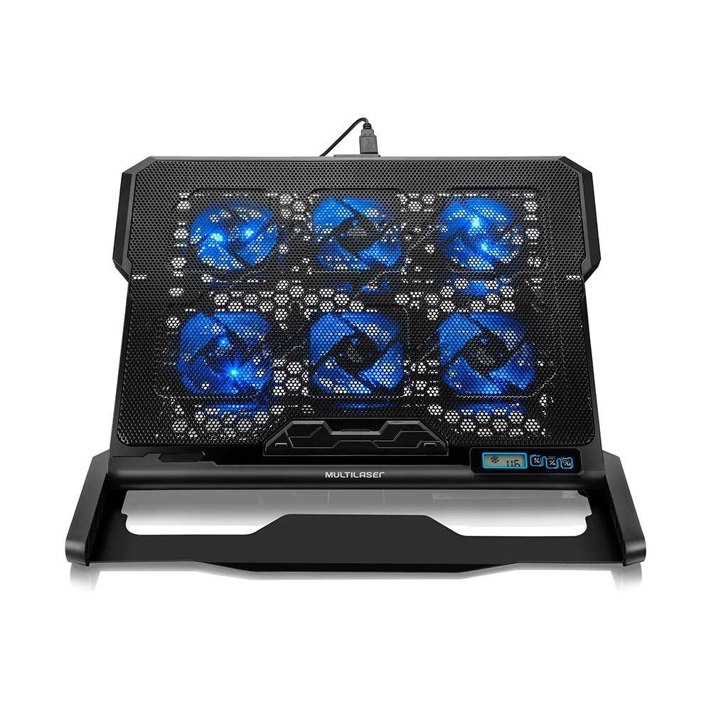 Cooler Para Notebook Com 6 Fans Led Cooler - Ac282 - 2