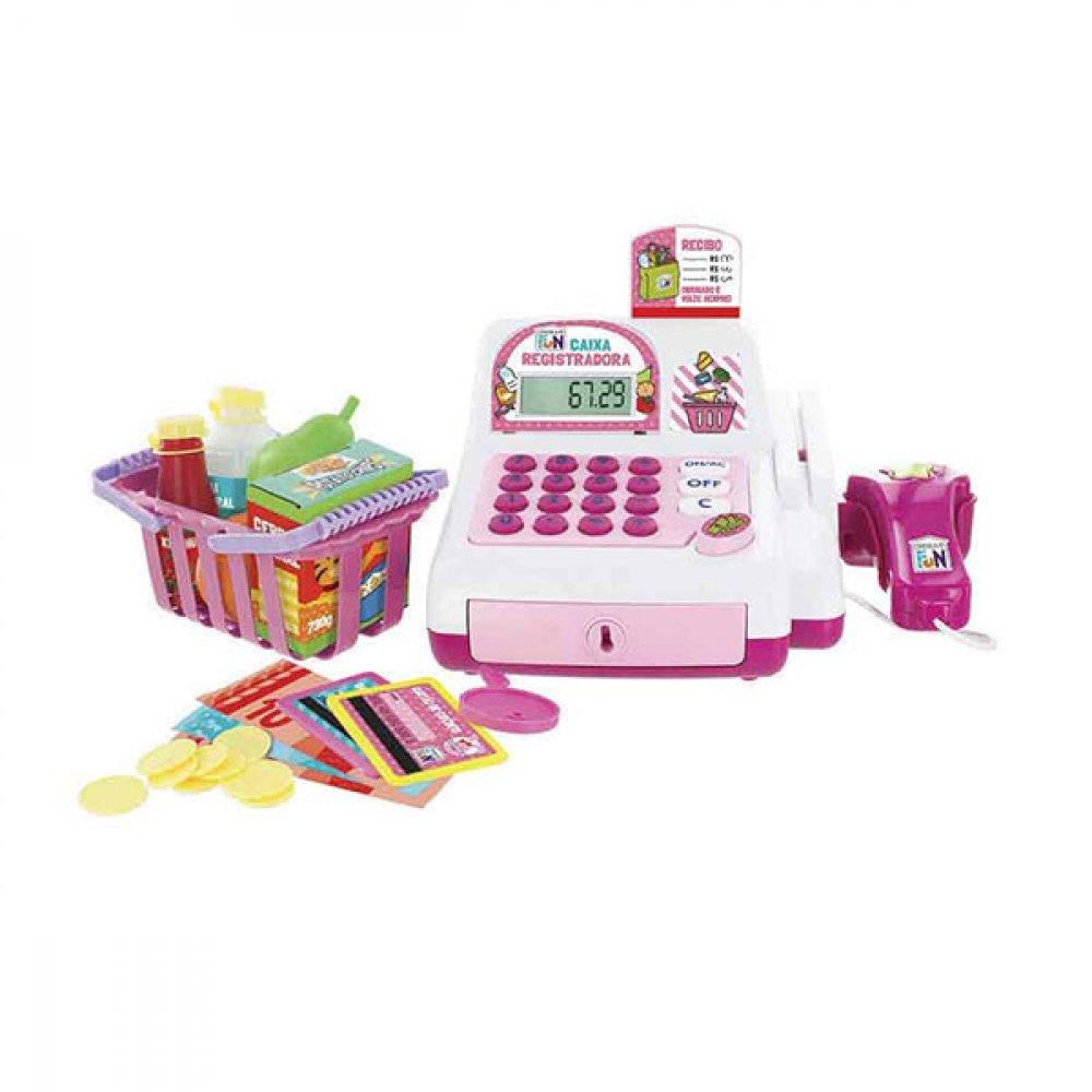Creative Fun Caixa Registradora Rosa Multikids - Br387 - 1