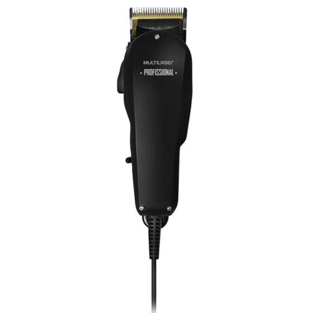 Máquina de Cortar Cabelo Multilaser 4 em 1 Profissional 220V 10W Preta - EB037 - 1