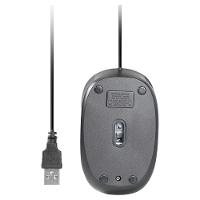 Mouse Emborrachado Preto com Fio Usb Multi (Multilaser) - MO222 - 7