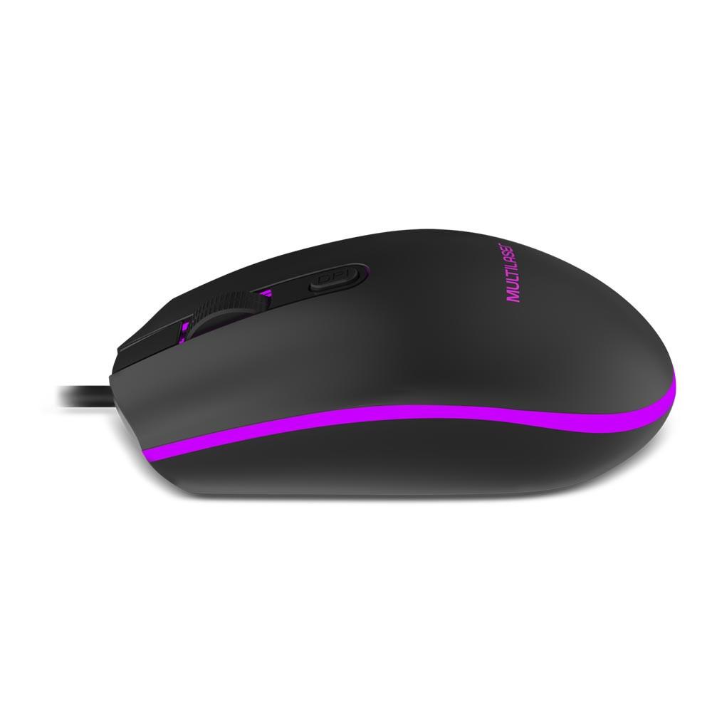 Mouse Gamer 2400DPI LED 7 Cores Preto - Multilaser - MO298 - 5
