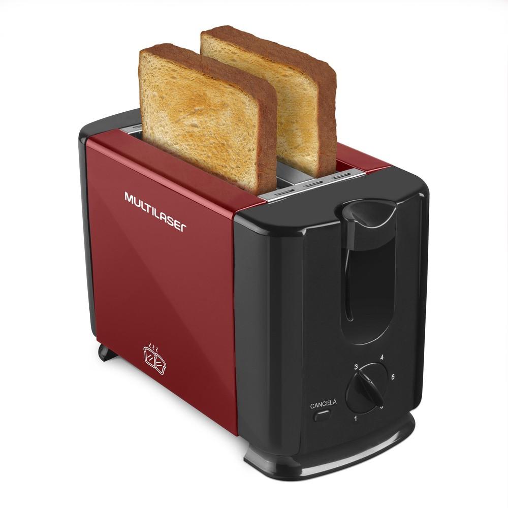 Torradeira Duo Vermelha 220V Multilaser - CE142 - 2