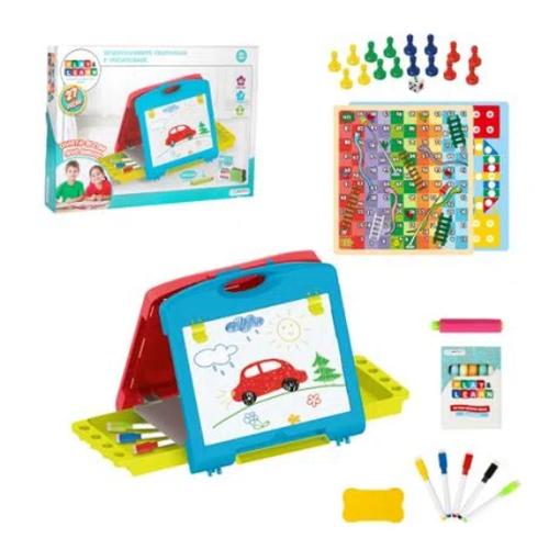 Play e Learn Lousa Mágica 2 em 1 Maleta Multikids BR1215