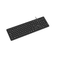 Teclado Com Fio 3 Níveis Ajustáveis Teclas Silenciosas e Conexão Usb Preto - TC144 - 2