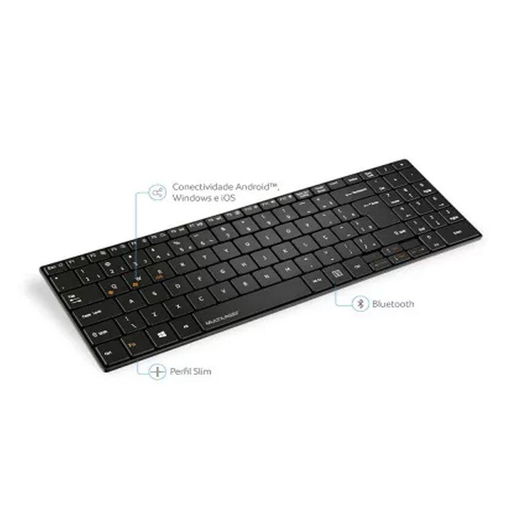 Teclado Bluetooth 3 Em 1 Android, Ios e Windows Multilaser - TC220 - 3