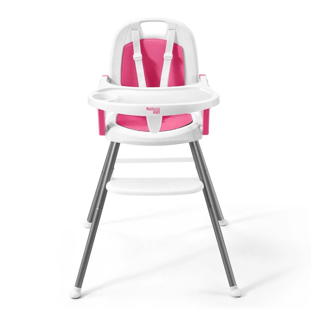 Cadeira de Alimentação Berry 3 em 1 6M 15KG Rosa Multikids Baby - BB390 - 1