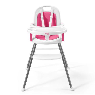 Cadeira de Alimentação Berry 3 em 1 6M 15KG Rosa Multikids Baby - BB390