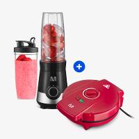 Combo Café da Manhã: Liquidificador Shake 127V + Sanduicheira Waffle Maker 127V - GO013K - 1