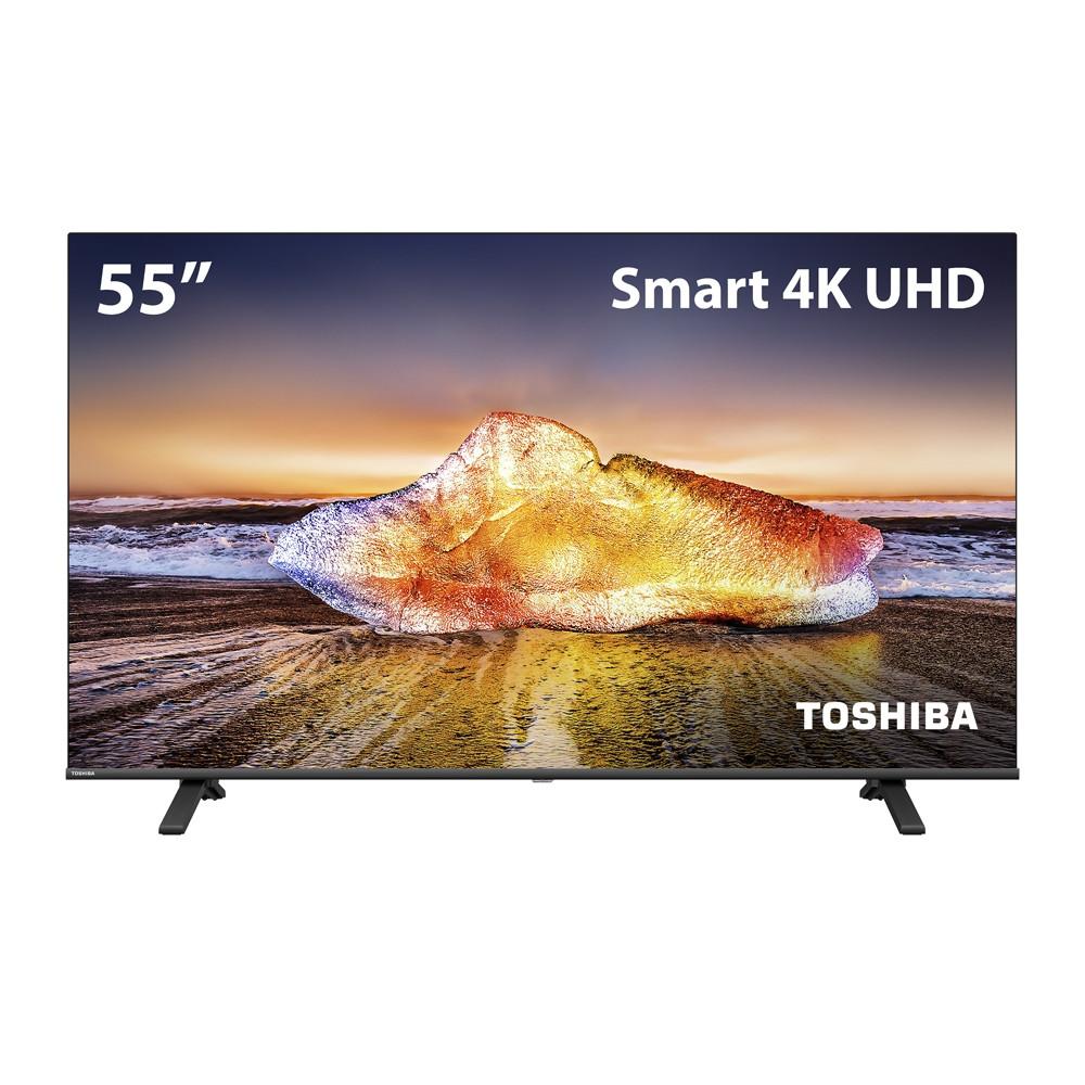 Smart TV DLED 55 4K Toshiba VIDAA 3HDMI 2USB WI-FI - TB023M - 1