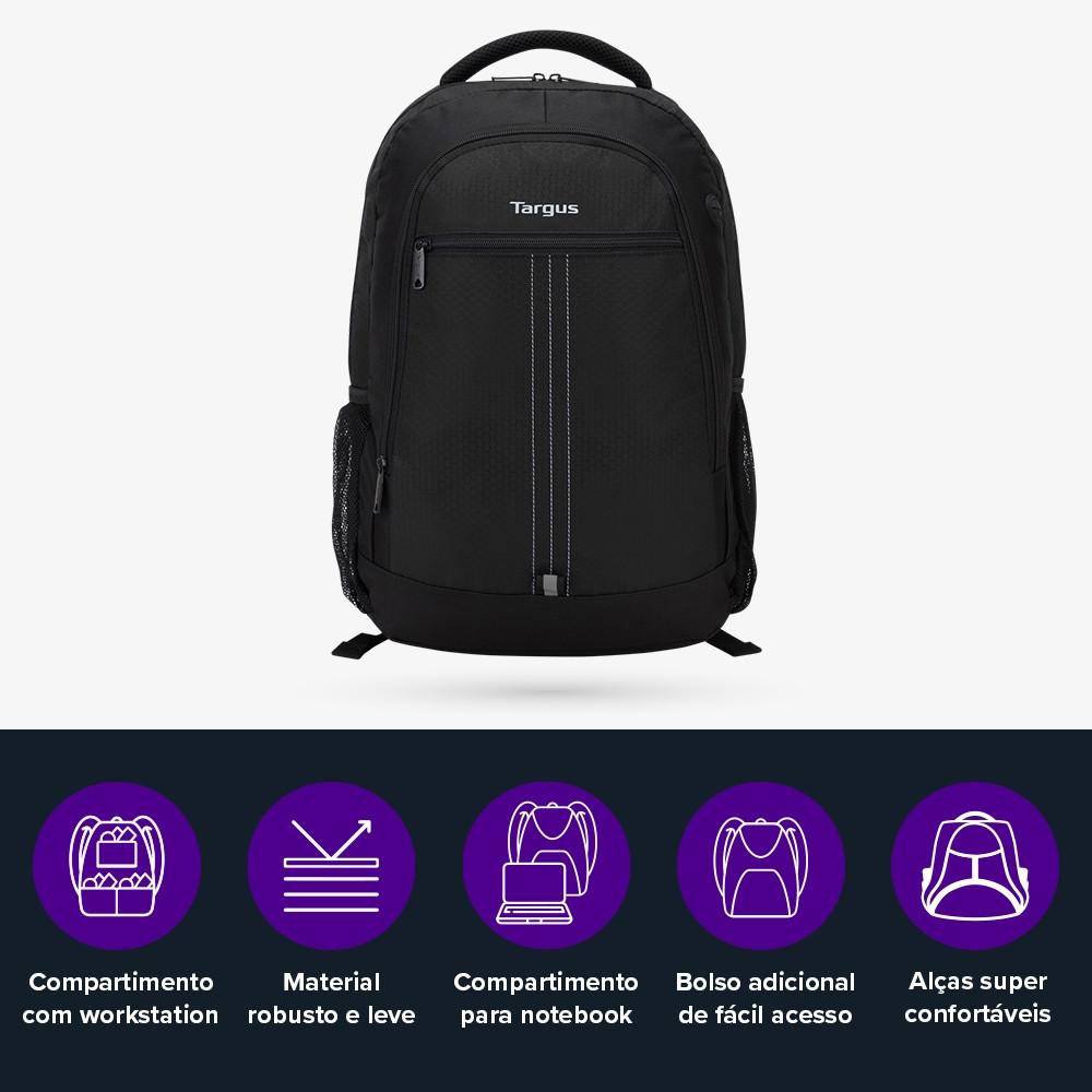 Mochila para Notebook Targus City 15.6 - TSB89004 - 2