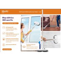 Mop Elétrico Para Pisos e Vidros Sem Fio Bivolt Multi Home - HO315 - 9