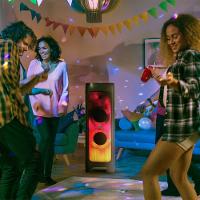 Caixa de Som Torre Flamebox DJ 5000W RMS Bluetooth AUX/USB/SD/TWS Pulse - SP512 - 8