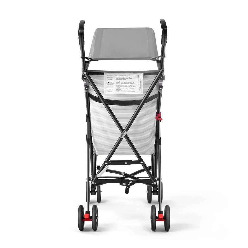 Carrinho Guarda-Chuva 6M-15 Kgs Multikids Navy Preto com Cinza - BB494 - 8