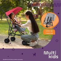 Carrinho Guarda-Chuva 6M-15 Kgs Multikids Navy Preto com Cinza - BB494 - 2