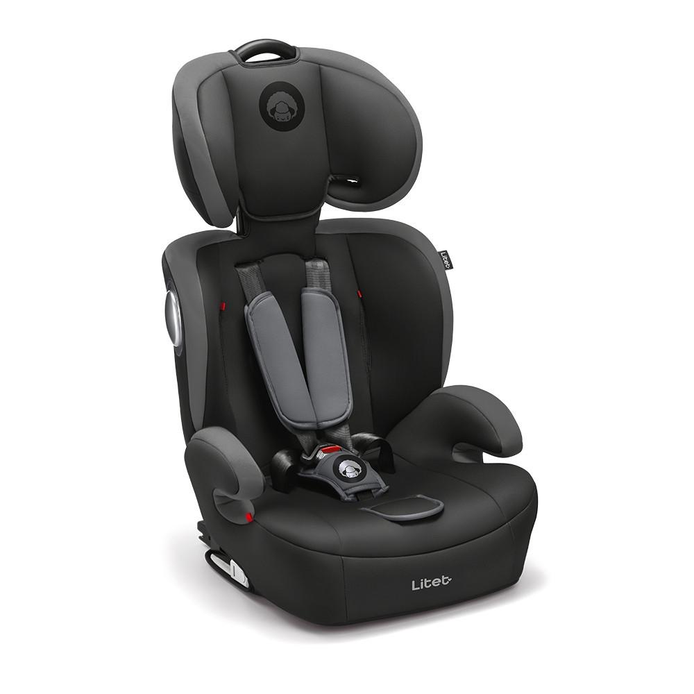Cadeirinha Infantil para carro Safemax Fix 2.0 Isofix 9-36 Kg Cinza Litet - BB460 - 6