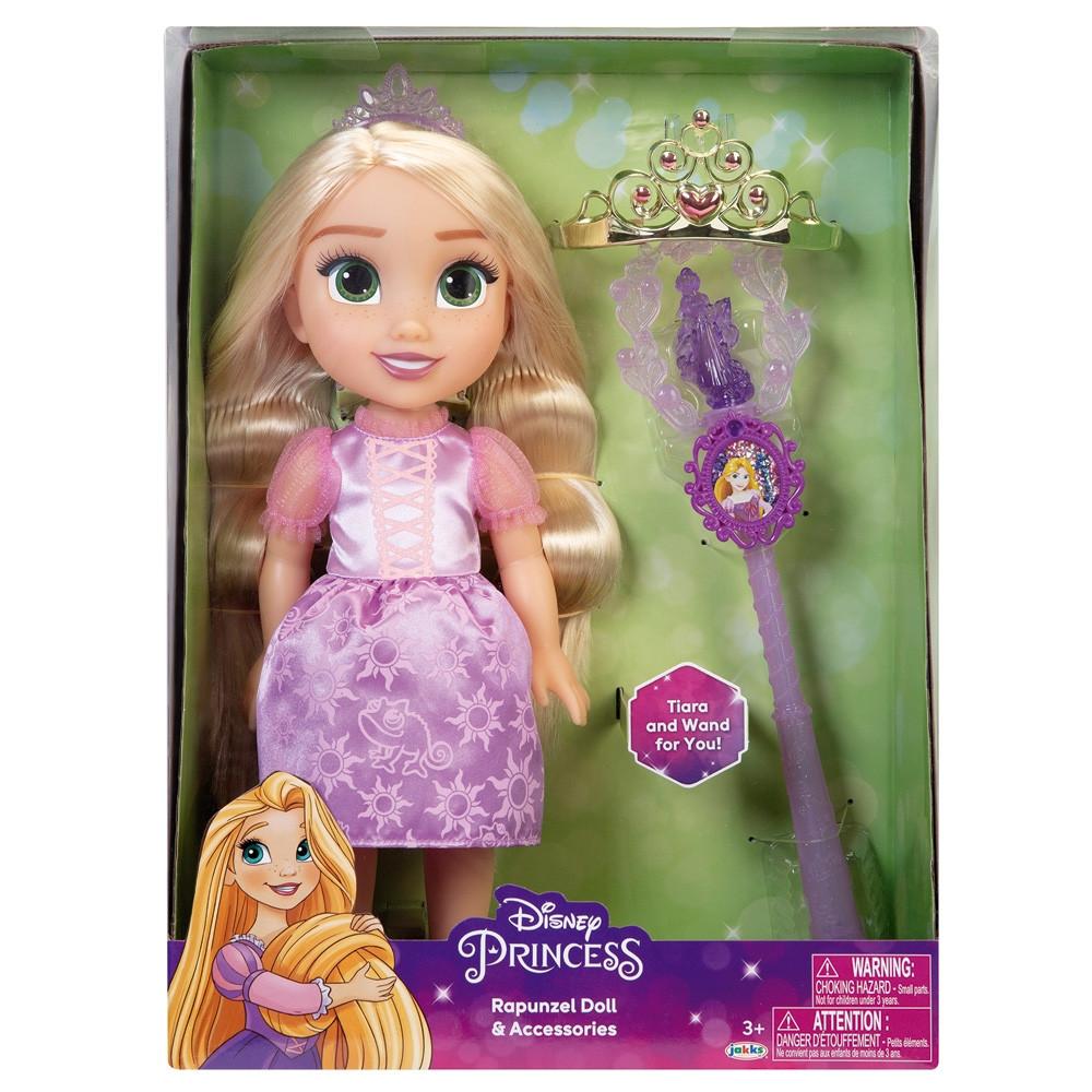 Boneca Princesas Disney Rapunzel com Varinha e Tiara Multikids - BR1928 - 1