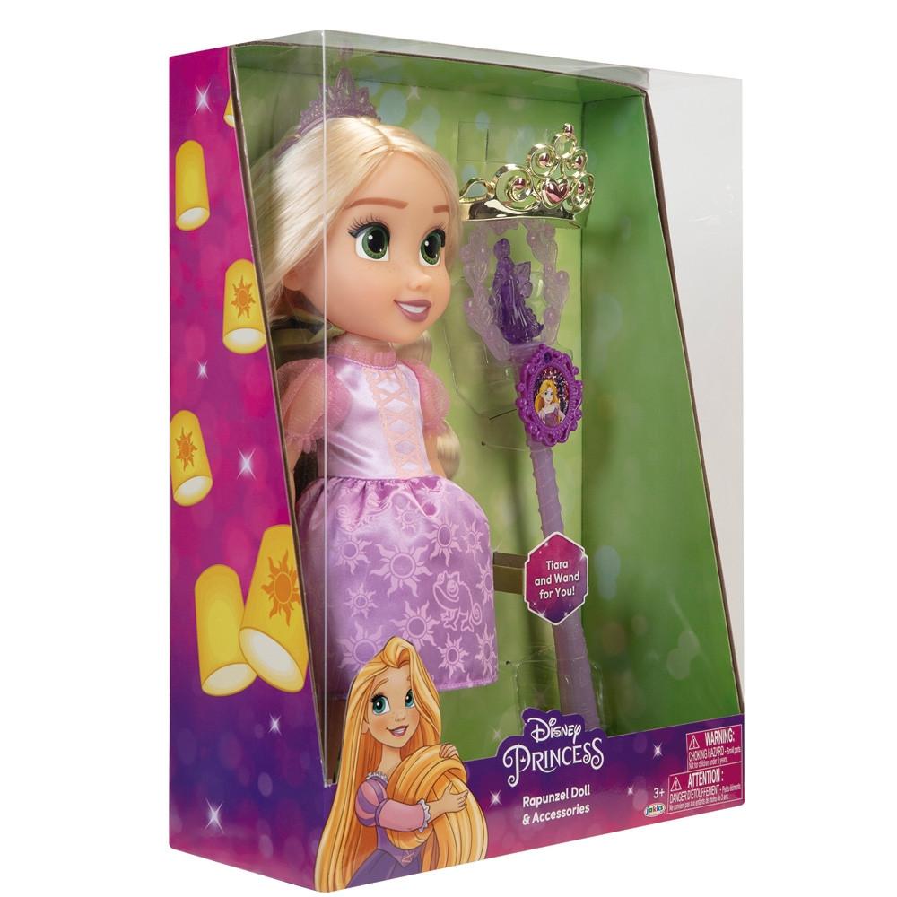 Boneca Princesas Disney Rapunzel com Varinha e Tiara Multikids - BR1928 - 2