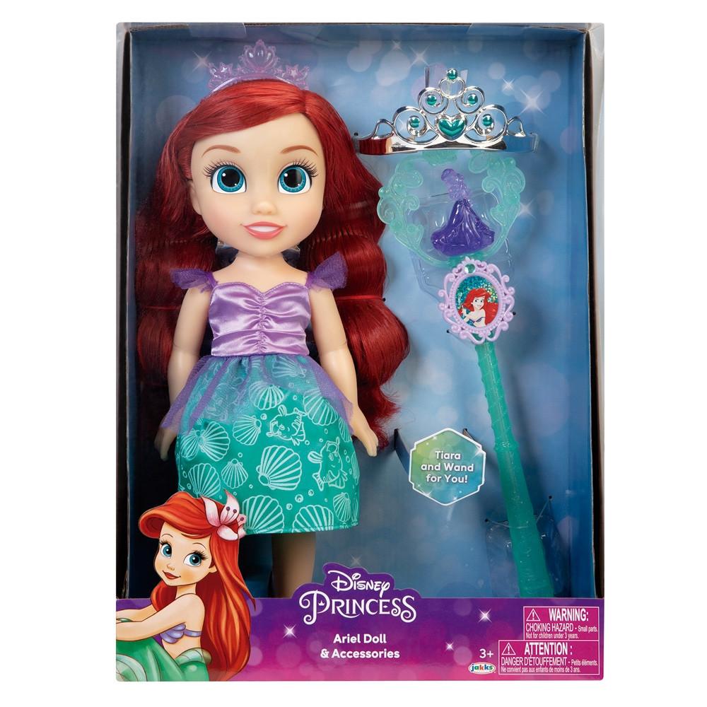 Boneca Princesas Disney Ariel com Varinha e Tiara Multikids - BR1927 - 1