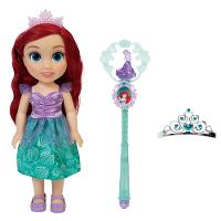 Boneca Princesas Disney Ariel com Varinha e Tiara Multikids - BR1927 - 2