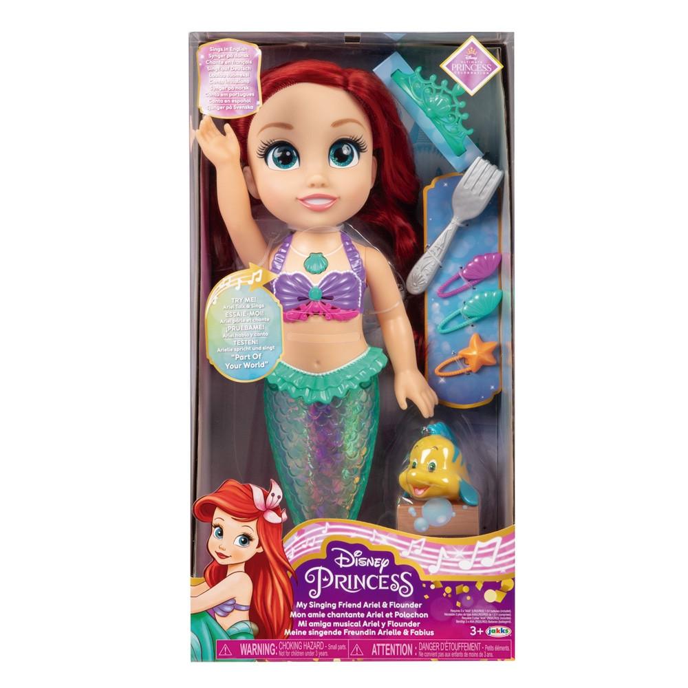 Boneca Princesas Disney Ariel Musical com Luz Som e Acessórios Multikids - BR1934 - 1