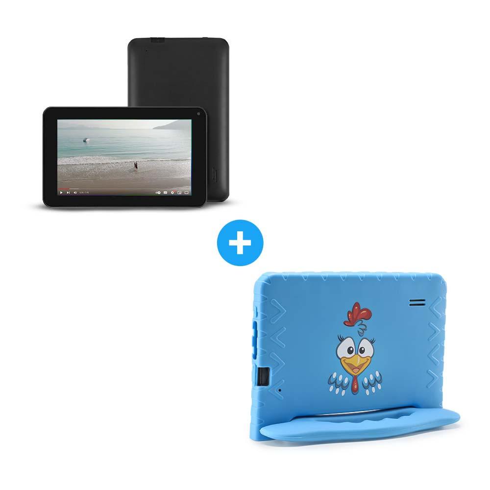 Tablet Multi Galinha Pintadinha com Controle Parental 7 pol 4GB RAM 64GB Android 13 Quad Core + Case + Wi-fi - NB419 - 3