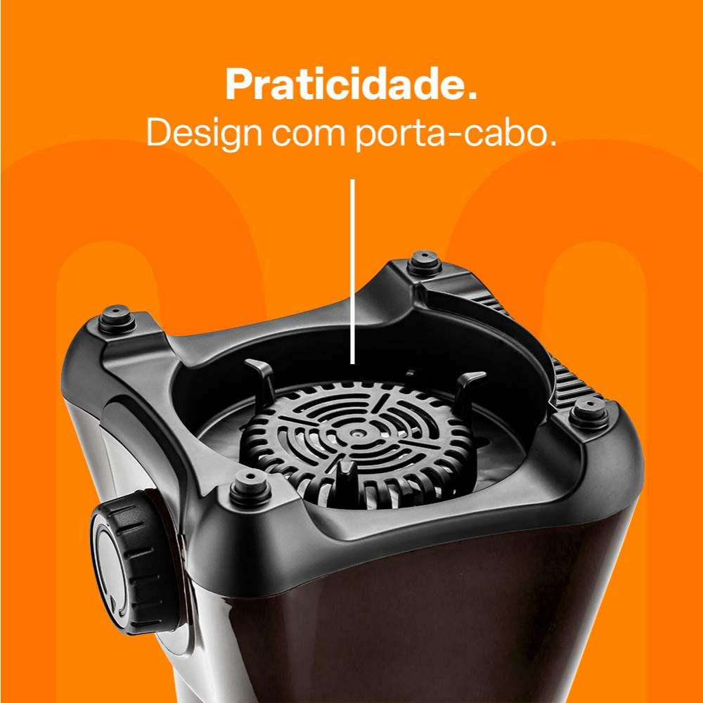 Liquidificador Turbo Preto 2,3L 3 Velocidades 650W 127V Multi Home - LQ651 - 6